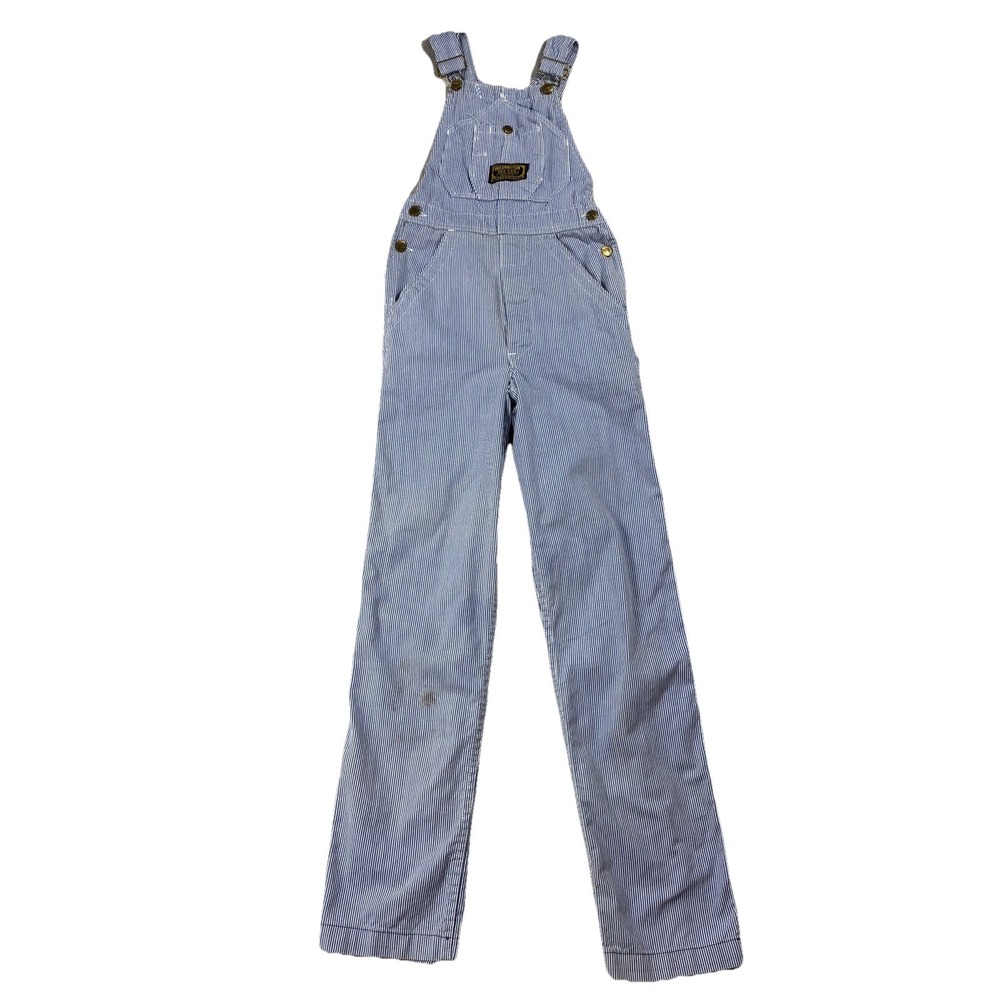 VTG Washington Dee Cee Sanforized Railroad Stripe Work Overalls Mens 26 Heritage
